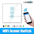 Wifi Smart Scene Switch can Turn on/off the switches at once